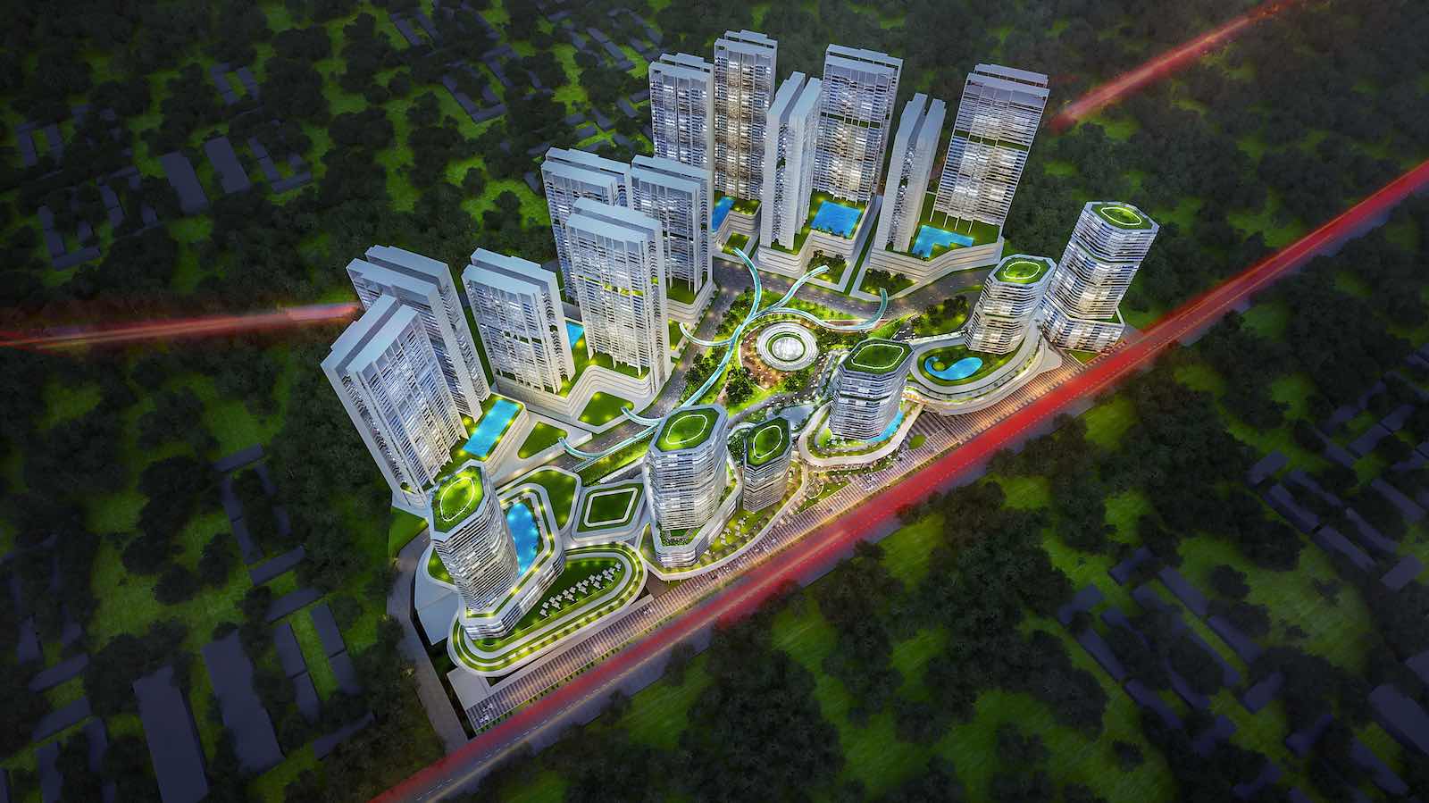 Layered City Masterplan